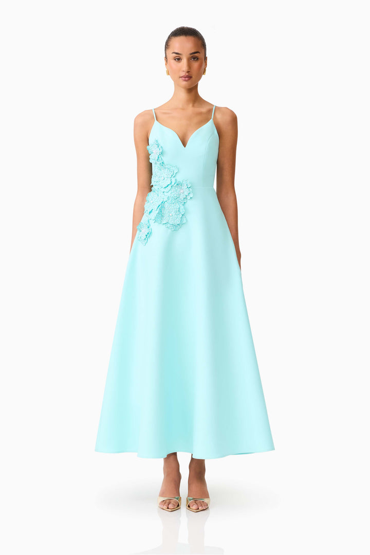Elliatt Stella A-Line Gown in Aqua Blue