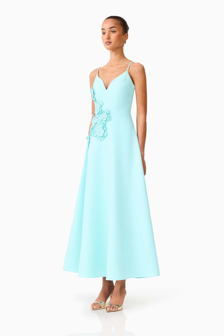 Elliatt Stella A-Line Gown in Aqua Blue