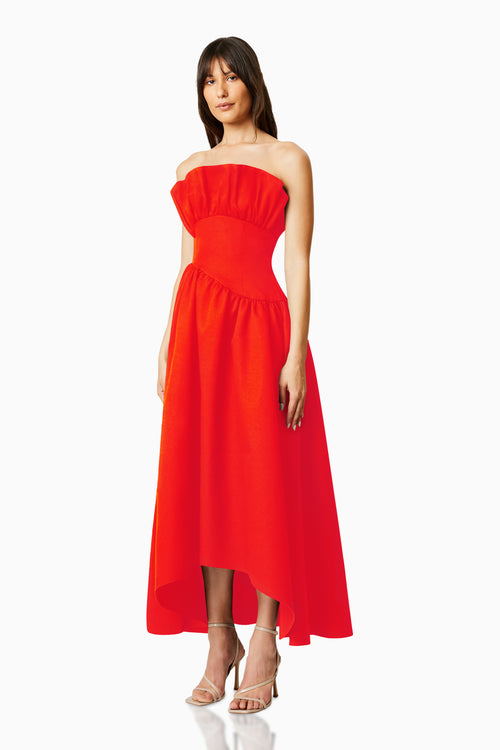 Elliatt Laurel Dress in Red