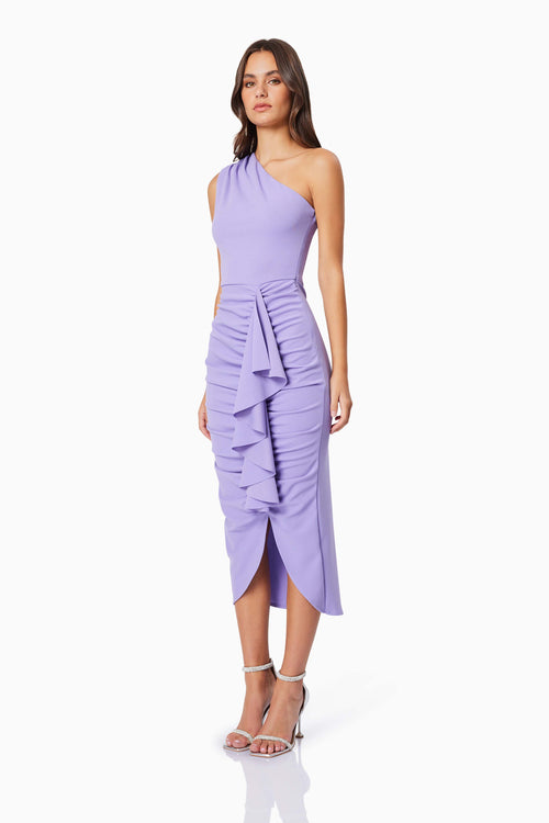 Elliatt Jade Midi Dress in Lavender