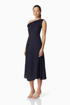 Elliatt Kara Midi Dress in Navy