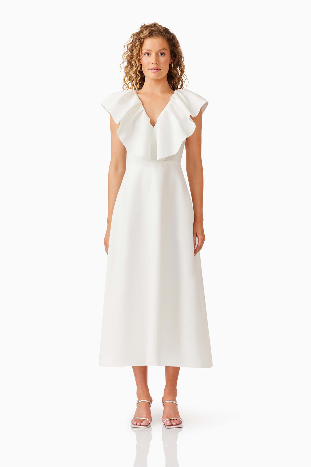 Elliatt Gabi Midi Dress in Ivory