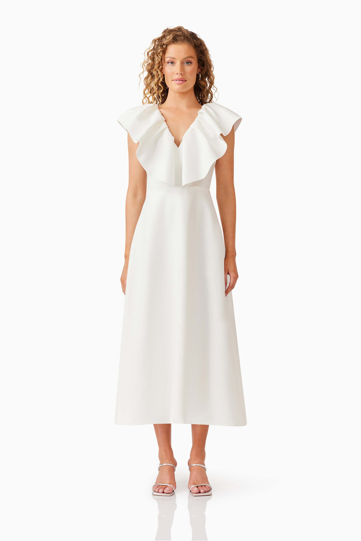 Elliatt Gabi Midi Dress in Ivory
