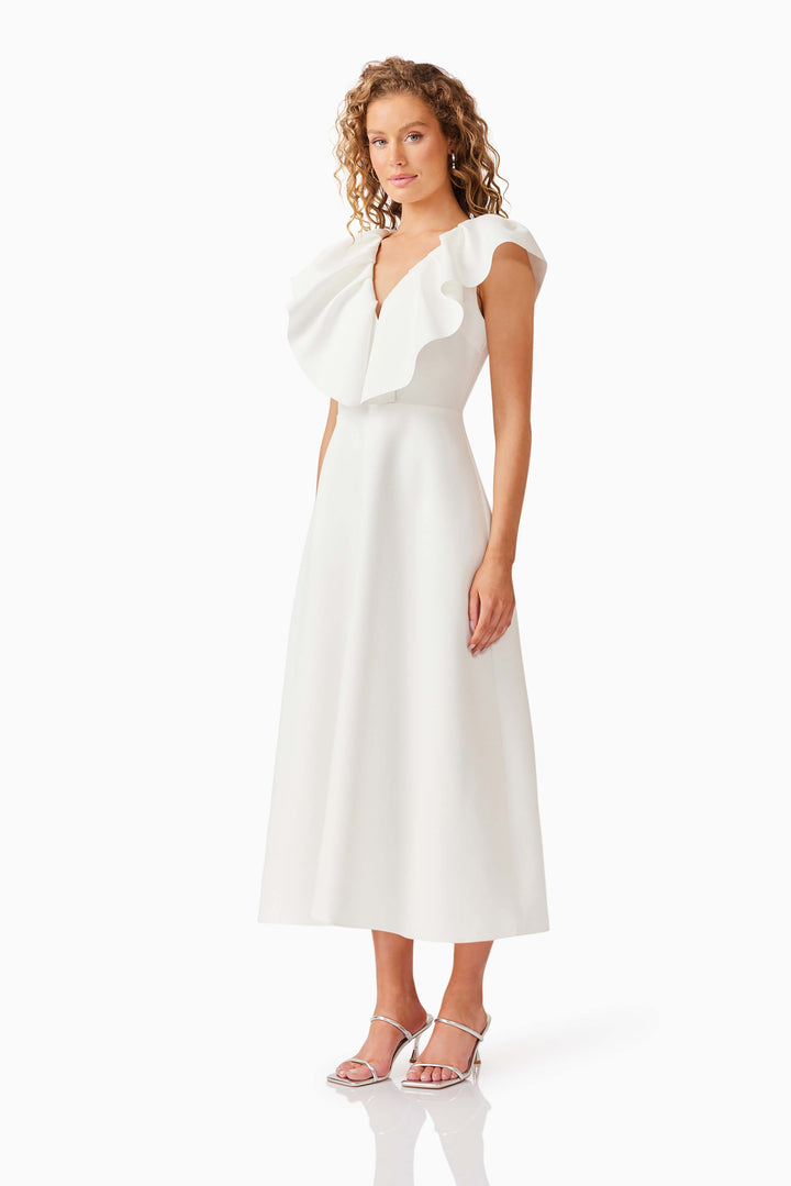 Elliatt Gabi Midi Dress in Ivory