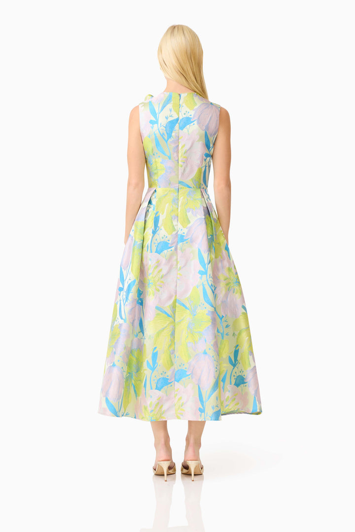 Elliatt Rhea A Line Midi Dress in Floral Multi