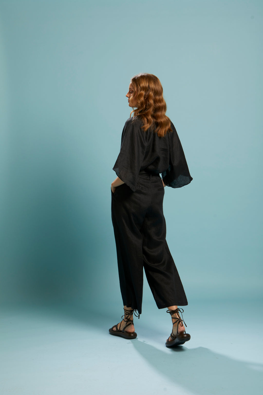 Fate Exhale Bleted Wide Leg Pant