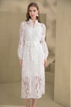 G.D.S. Yvette Long Dress in White