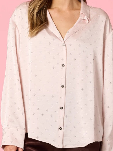 Hummock and Vine Glimmer Shirt Blush