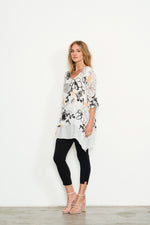 Holmes and Fallon Double Layered Tunic in White