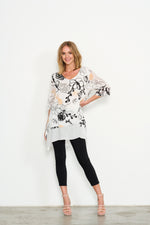 Holmes and Fallon Double Layered Tunic in White