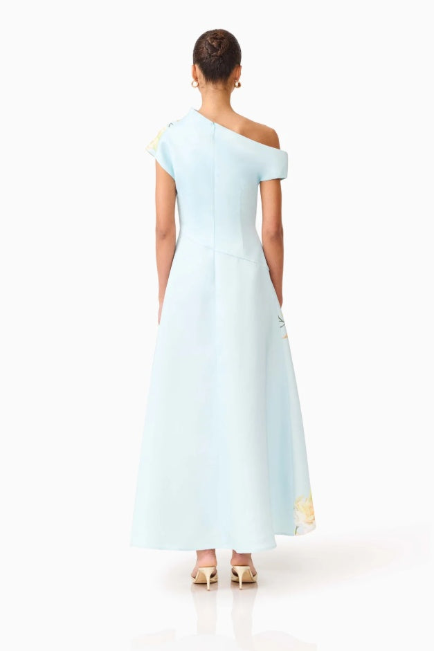 Elliatt Harper Asymmetrical Gown in Baby Blue