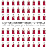 Tania Olsen Designs  PO31 Multiway Infinity Dress (Available in 23 different shades)