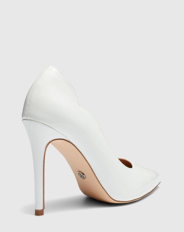 Novo Inisa White Patent Pumps