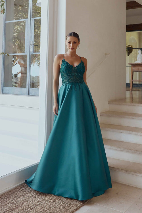 Tania Olsen Designs Jacinta PO2355 (Available in Emerald, Cobalt, White & Red)