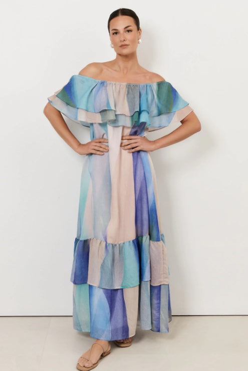 Adorne Kalani Frill Maxi Dress
