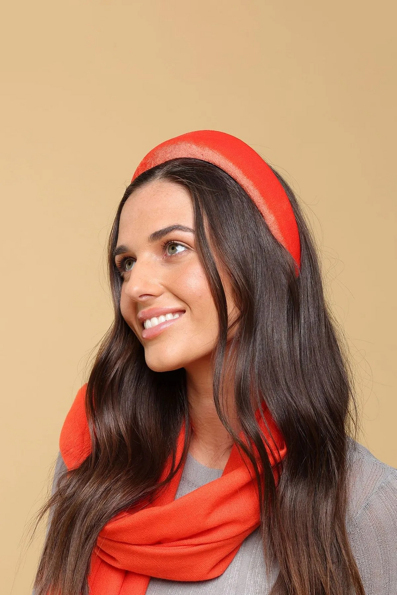 Morgan & Taylor Leslie Headband in Orange