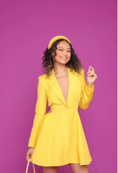Morgan & Taylor Leslie Headband in Yellow