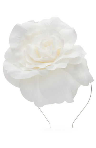 Morgan & Taylor Lillianna Fascinator in White