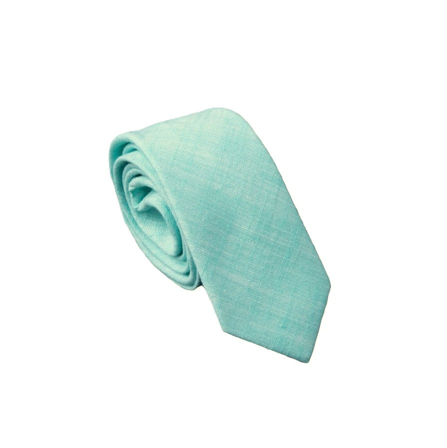 6cm Cotton Tie in Mint