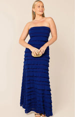Sacha Drake Maddison Long Formal Dress in Sapphire