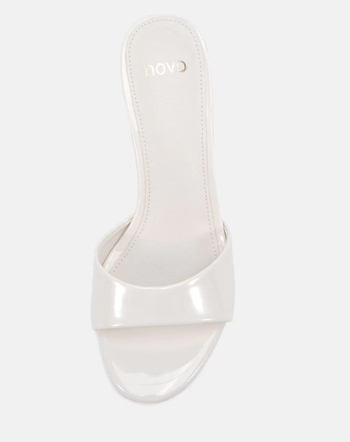 Novo Malan Patent White Heels