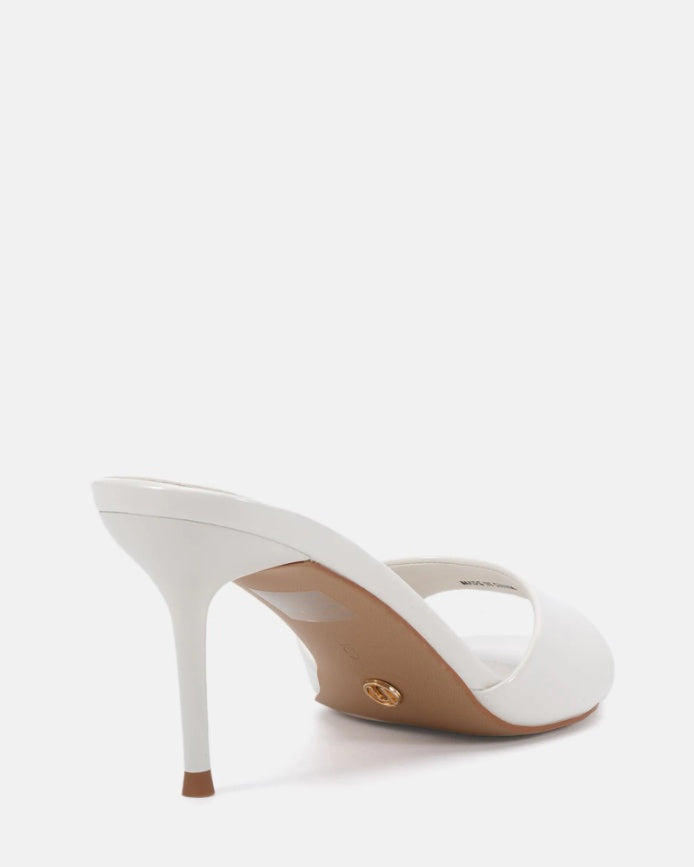 Novo Malan Patent White Heels