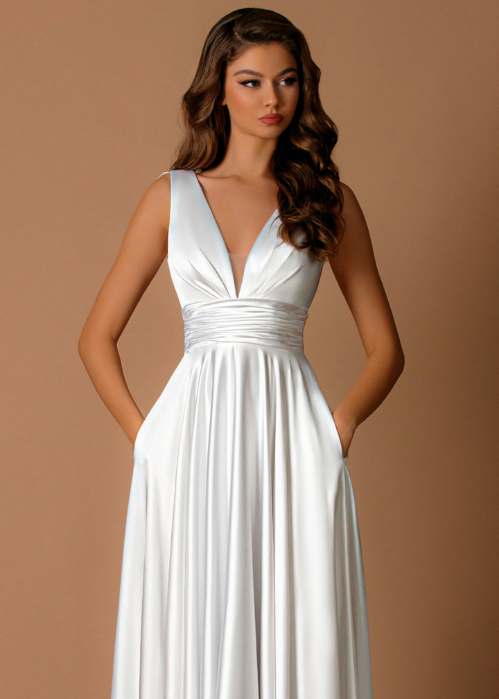 Nicoletta - NBM1027 (Satin - Available to Ivory)