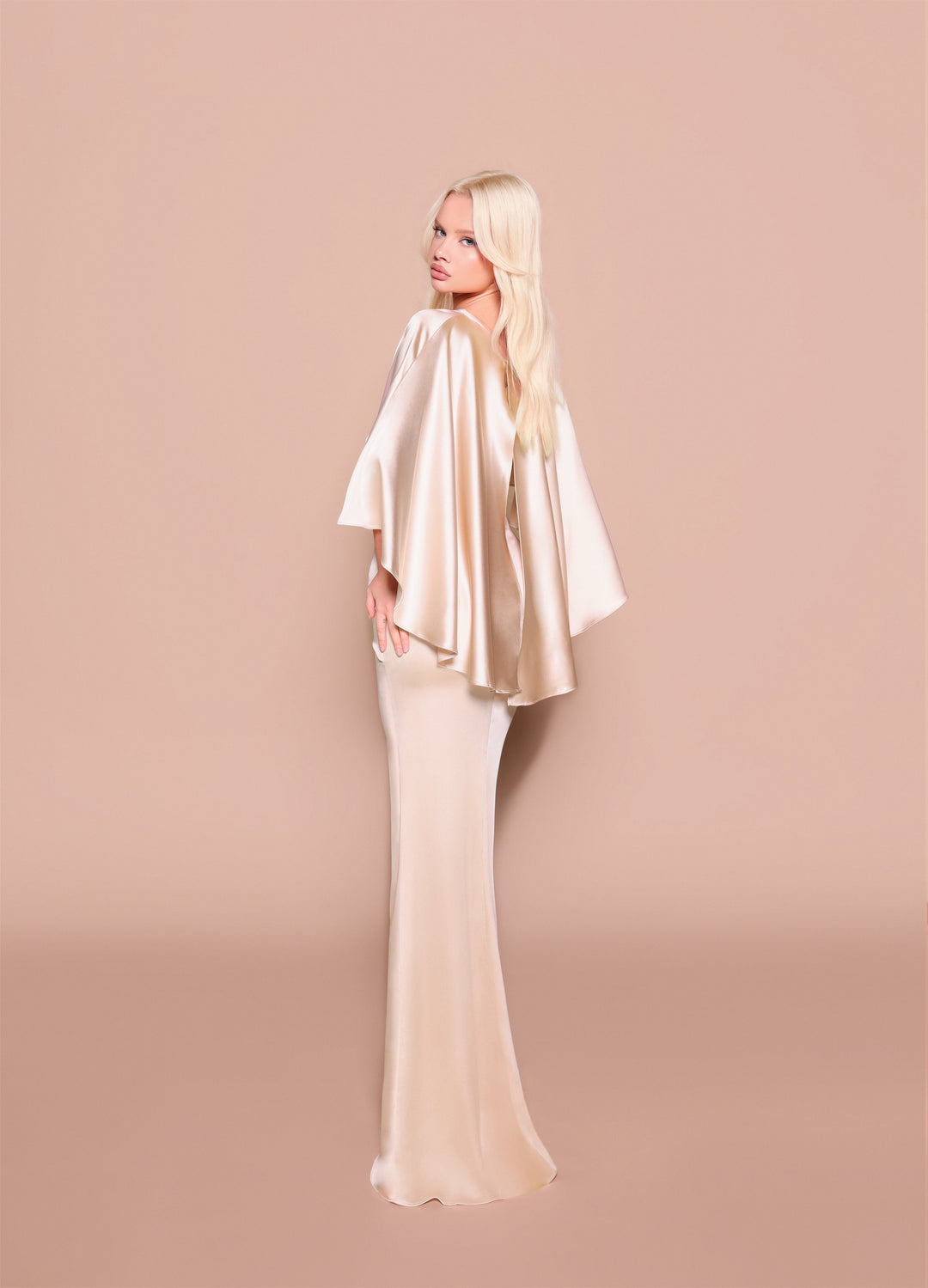Nicoletta Special Occasion - Cape Soft sSuiting. Available to order in 49 colours