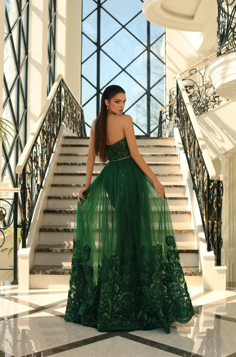 Nicoletta - NC1003 (Available Emerald, Black, Ruby, Teal)