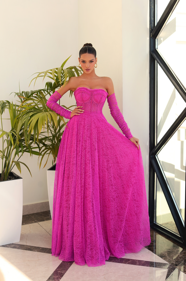 Nicoletta - NC1005 (Available Ivory/Nude, Black/Nude and Magenta)