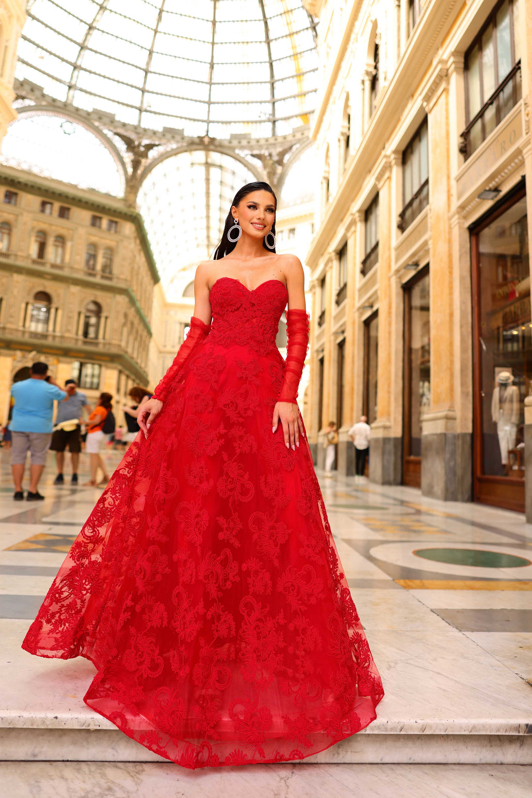 Nicoletta - NC1014 (Available in Cadet Blue or Red)