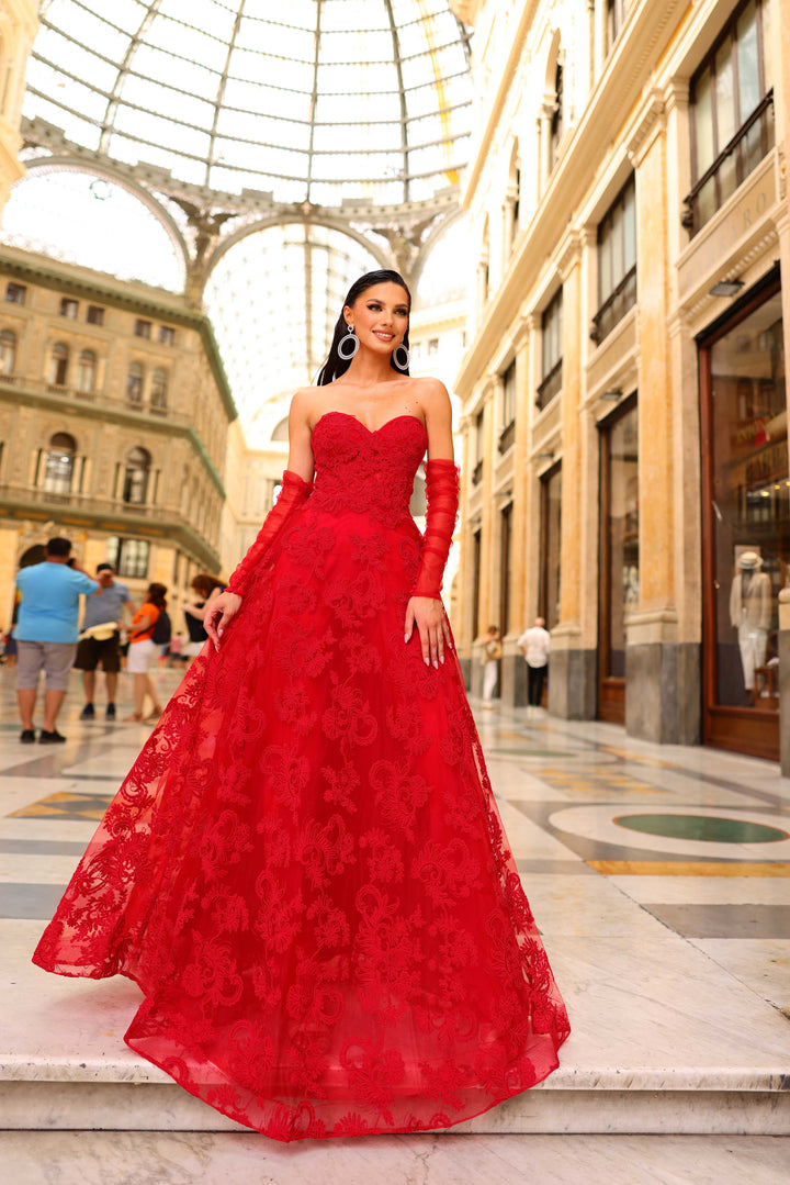 Nicoletta - NC1014 (Available in Cadet Blue or Red)