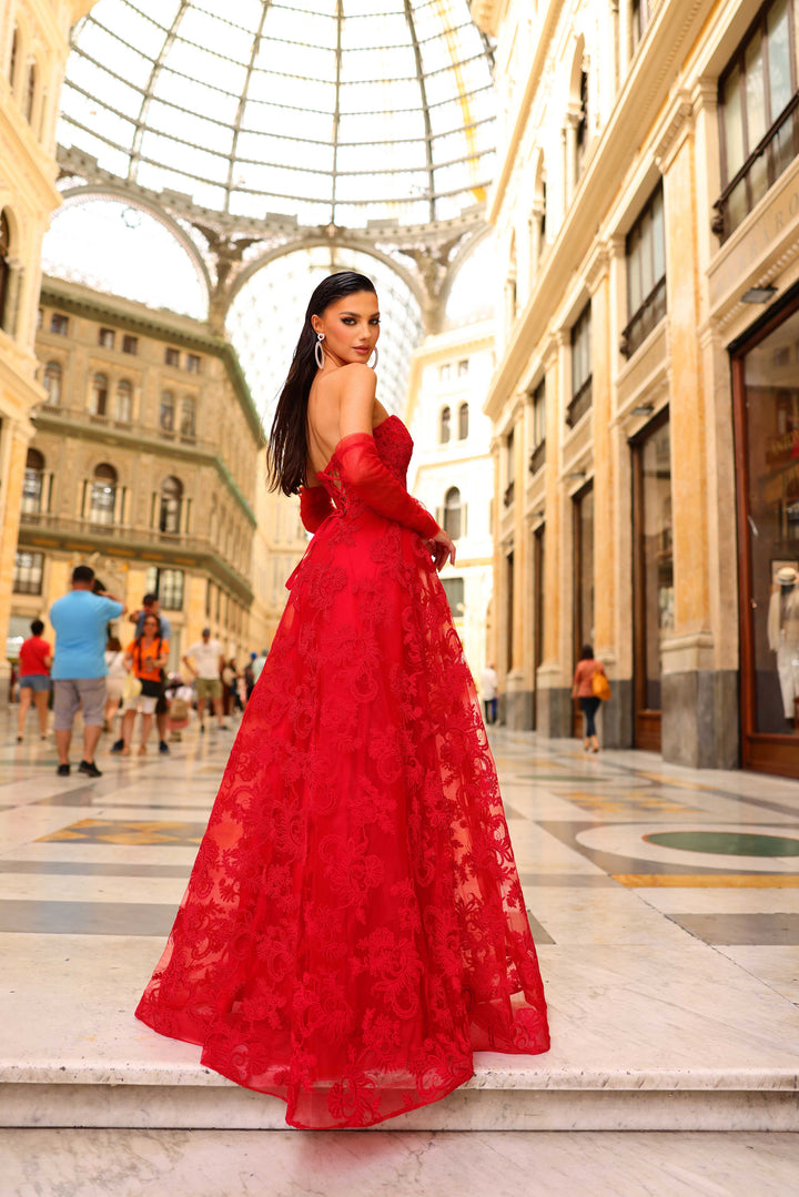 Nicoletta - NC1014 (Available in Cadet Blue or Red)