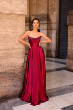 Nicoletta - NC1033 (Available Wine, Teal, Hot Pink and Soft Sage)
