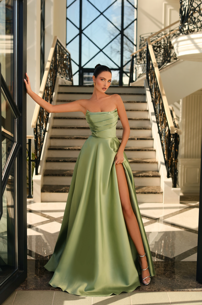 Nicoletta - NC1076 (Available Ivory, Black, Pistachio, Lemon, Barbie Pink, Emerald, Powder Blue, Lilac and Navy)
