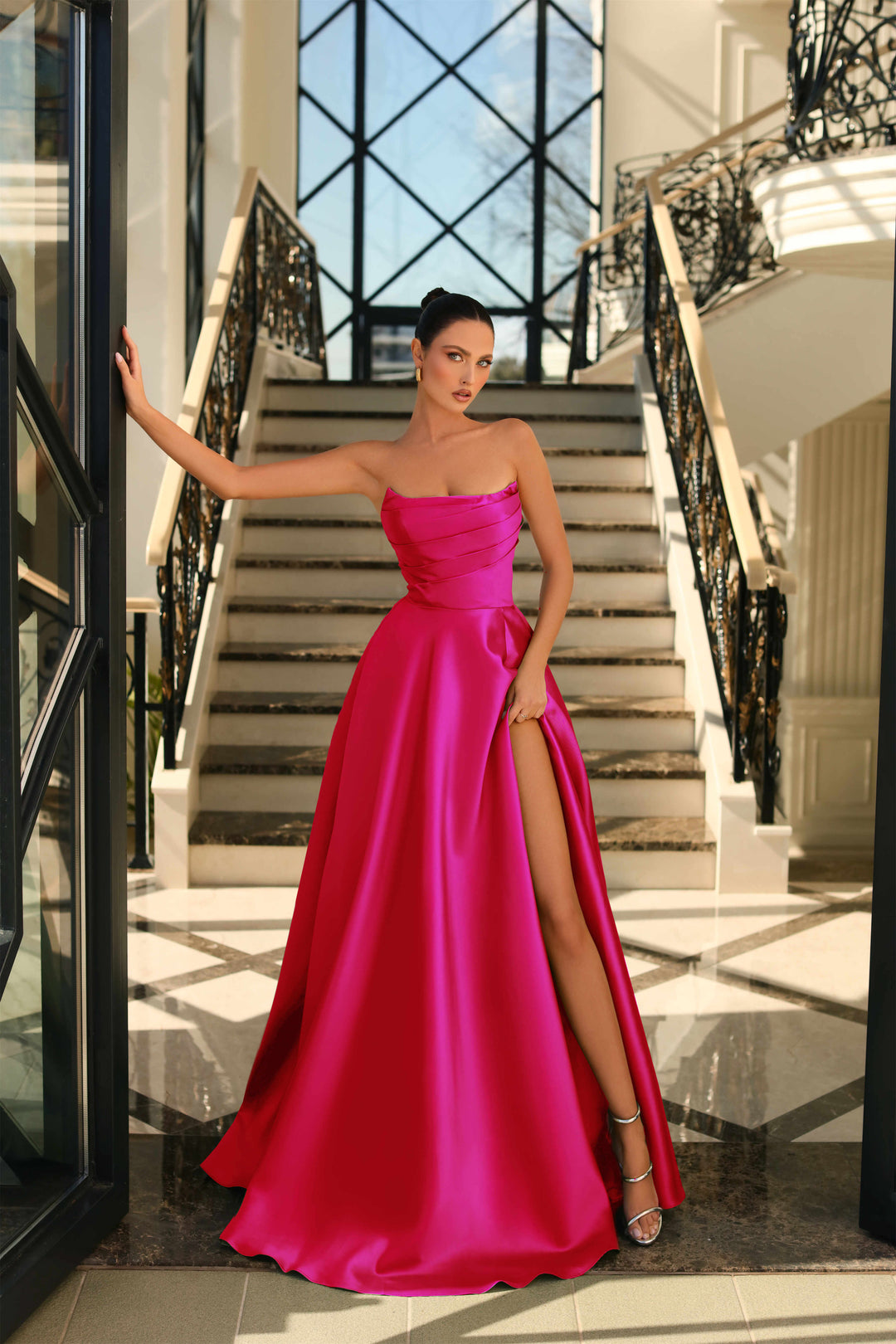 Nicoletta - NC1076 (Available Ivory, Black, Pistachio, Lemon, Barbie Pink, Emerald, Powder Blue, Lilac and Navy)