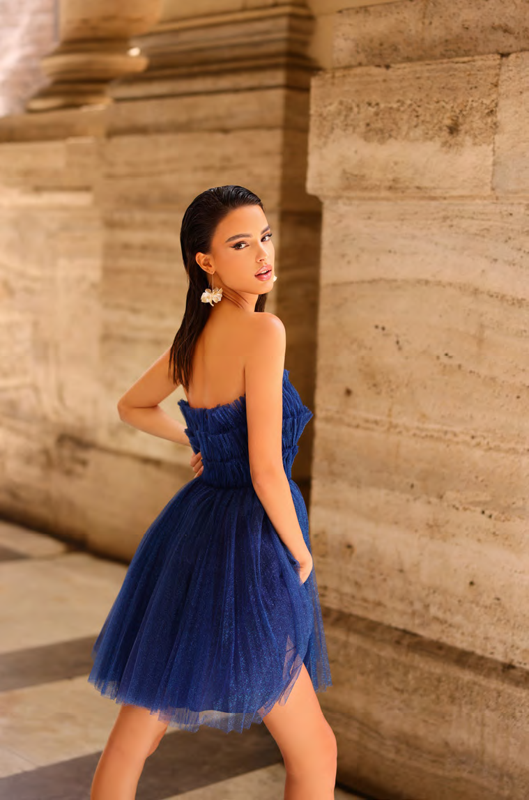 Nicoletta - NC1095 (Available in Navy and Magenta)