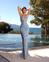 Nicoletta - NC2036 (Available in Blue, Cobalt Blue and Red)