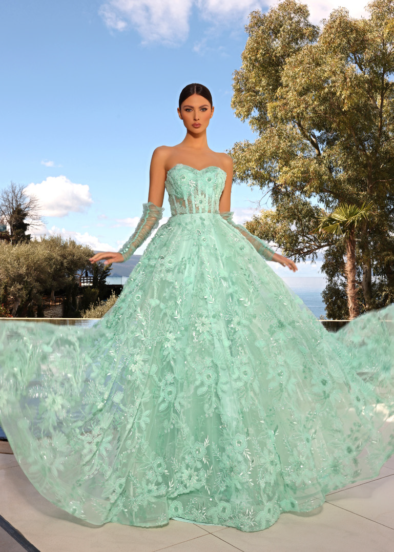 Nicoletta - NC2039 (Available in Blue, Mint, Champagne and Navy)