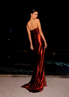 Nicoletta - NC2042 (Available in Vermillion, Deep Teal and Rust)