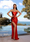 Nicoletta - NC2042 (Available in Vermillion, Deep Teal and Rust)