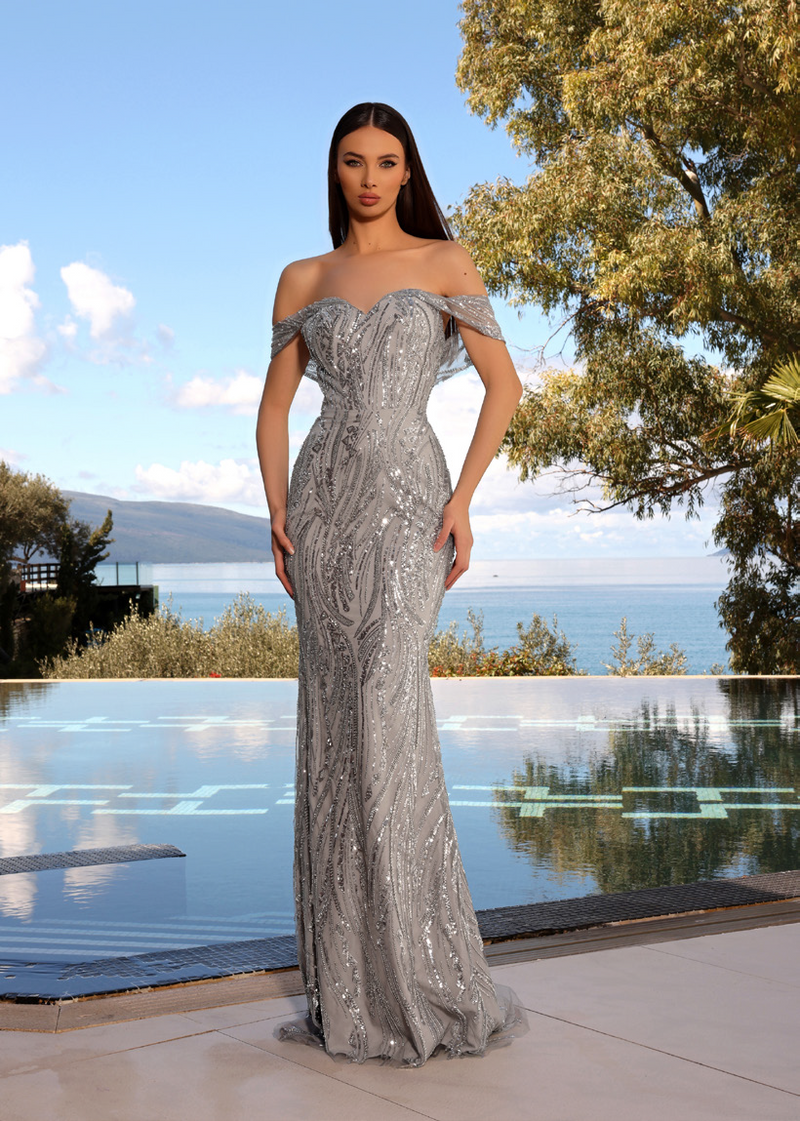 Nicoletta - NC2057 (Available in Navy, Silver and Champagne)