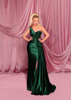 Nicoletta - NC3037 (Available in Latte, Deep Emerald and Cadet Blue)