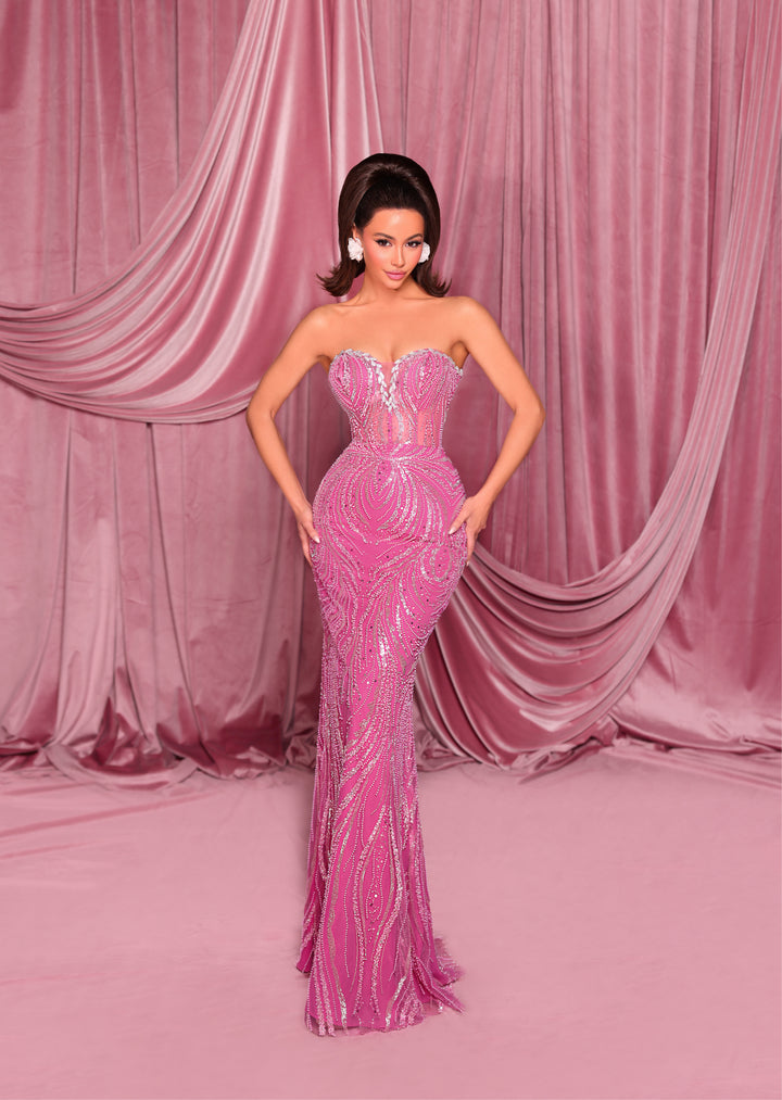 Nicoletta - NC3058 (Available in Pearl Pink, Fuchsia and Black/Nude)
