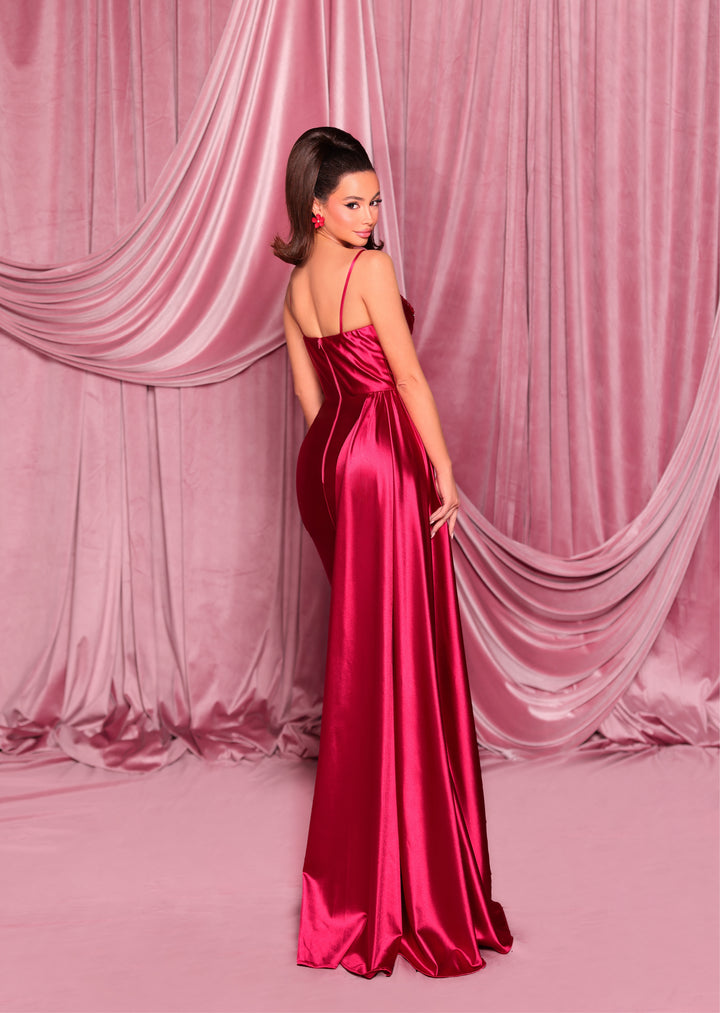Nicoletta - NC3060 (Available in Charcoal, Ruby and Deep Emerald)