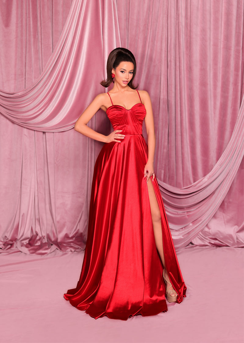 Nicoletta - NC3069 (Available in Royal, Red and Deep Emerald)