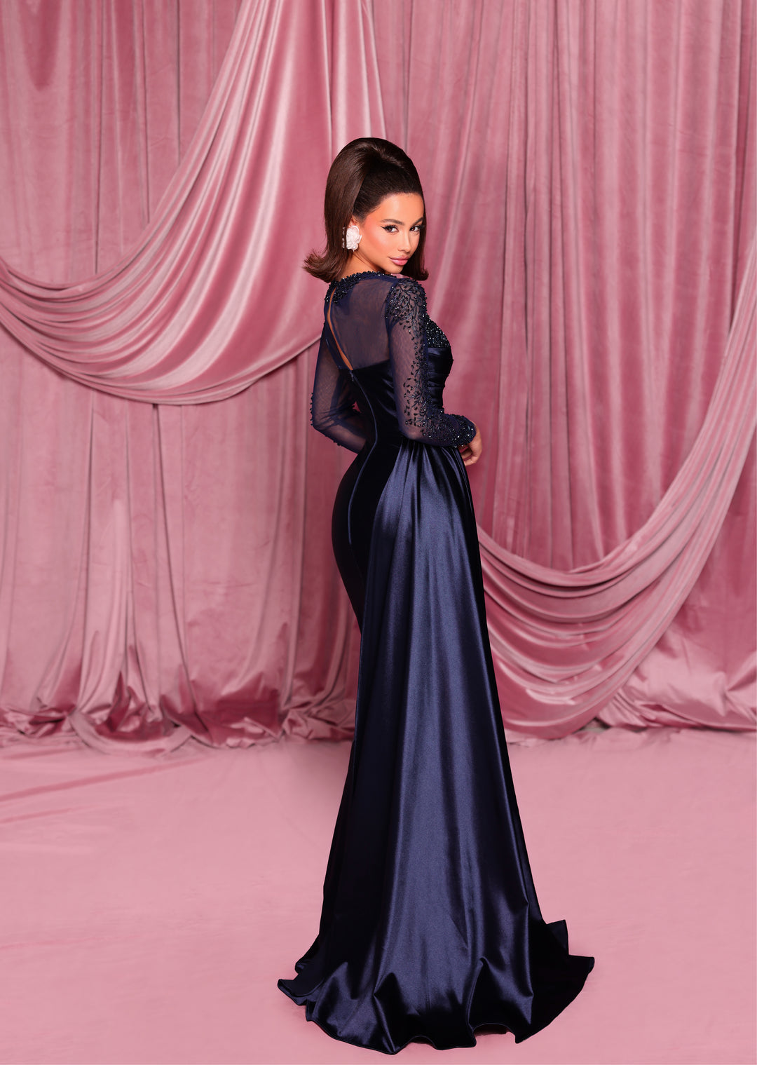 Nicoletta - NC3078 (Available in Deep Emerald, Midnight and Champagne)