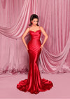 Nicoletta - NC3085 (Available in Black, Red and Cadet Blue)