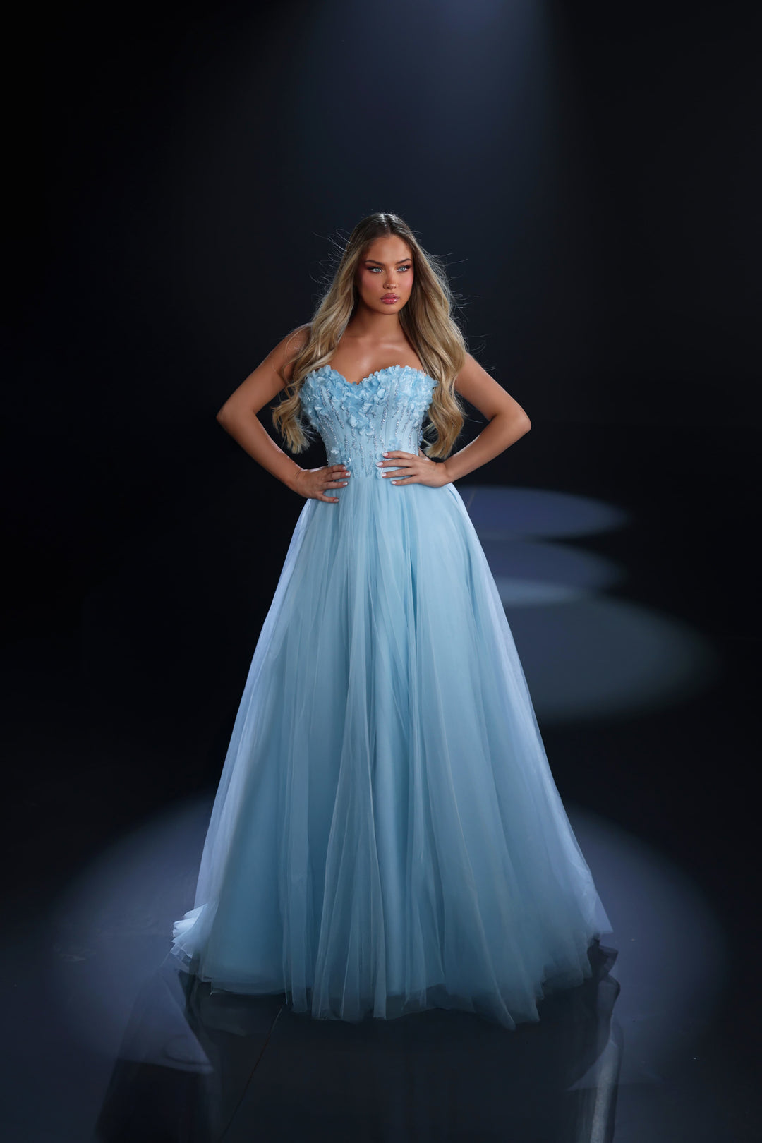 Nicoletta - NC4008 (Available in Powder Blue, Lilac and Ivory)