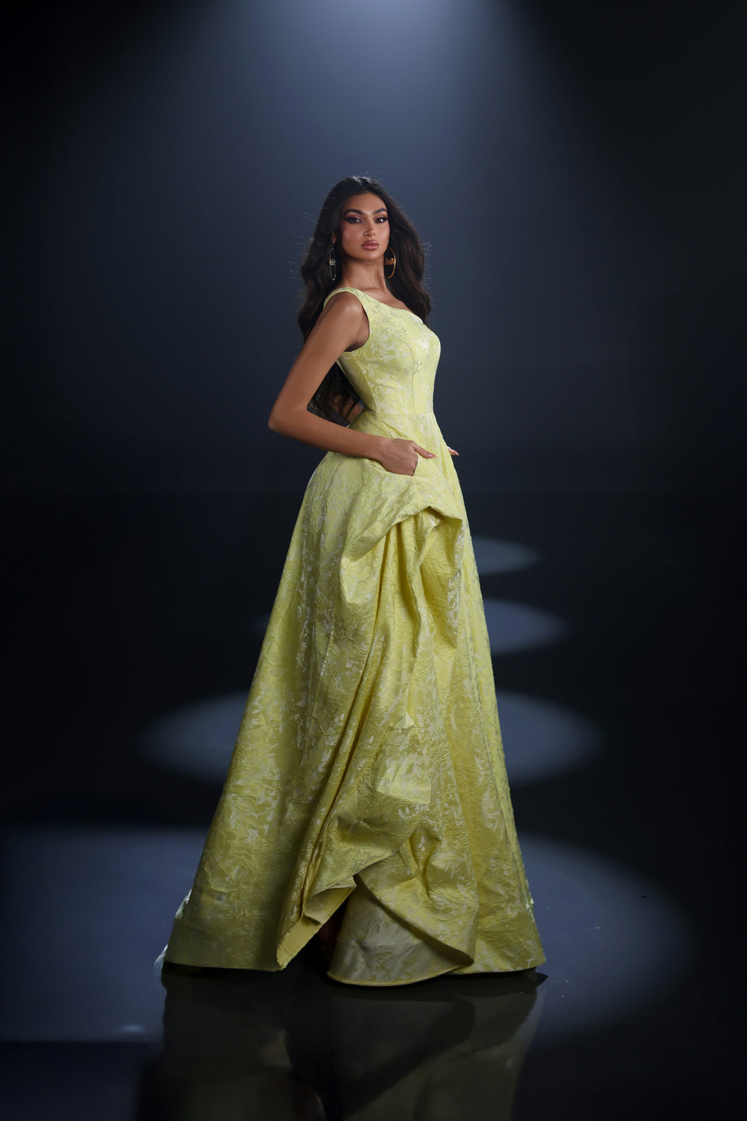 Nicoletta - NC4017 (Available in Yellow, Burgundy and Powder Blue)